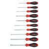 Wiha 30280 SOFTFINISH Cushion Grip Screwdriver Set - 10 Piece