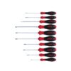 Wiha 30290 SOFTFINISH Phillips and Square Screwdriver Set - 10 Piece