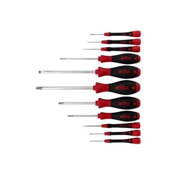 Wiha 30293 SOFTFINISH and PICOFINISH Precision Screwdriver Driver Set - 11 Piece