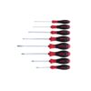 Wiha 30298 SOFTFINISH Slotted and Phillips Screwdriver Set - 8 Piece