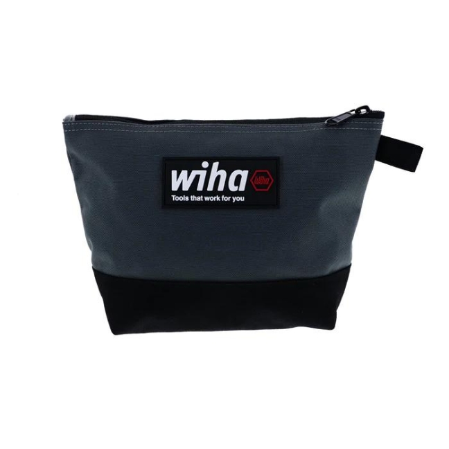 Wiha 91473 CORDURA Multi-Purpose Heavy-Duty Zipper Tool Pouch - BC