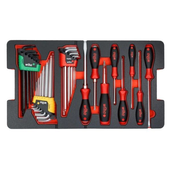 Wiha 92100 Premium Kit in Rolling Tool Box - 194-Piece