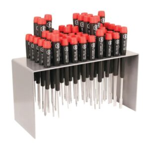 Wiha 92189 Master Technician's Classic Precision Screwdriver Bench Top Set with Pentalobes - 50-Piece