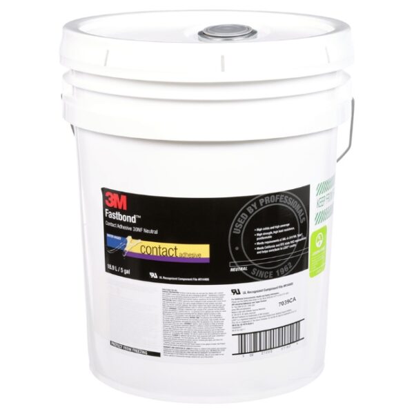 3M 30BOND5GALN 7000000917 FASTBOND 5-Gallon Neutral Contact Adhesive
