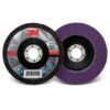 3M 7100178088 769F Type 27 5" x 7/8" 120+ Grit Precision Shaped Ceramic Abrasive Flap Disc