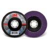 3M 7100178125 769F Type 27 5" x 7/8" 60+ Grit Precision Shaped Ceramic Abrasive Flap Disc