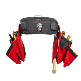 Badger 462156 Red Trimmer Solid Tool Belt Set