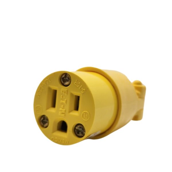 EGL4887 Yellow Female Plug Round EGL4887 Yellow Female Plug Round