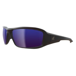 Edge XB438 Brazeau Torque Safety Glasses - Blue Mirror
