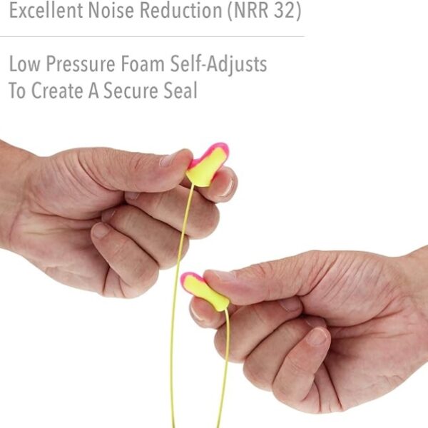 Honeywell LL-30 Laser Lite Corded Disposable Earplugs 100 PairsBox (3) Honeywell LL-30 Laser Lite Corded Disposable Earplugs 100 Pairs/Box