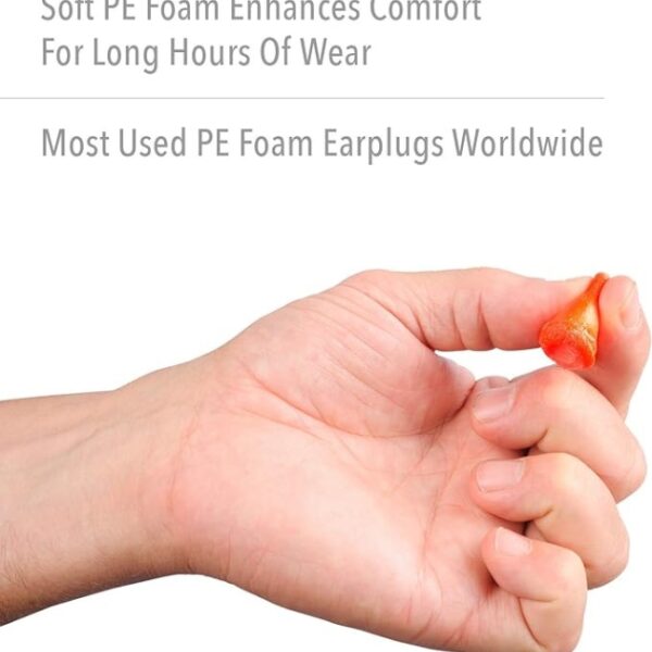 Honeywell MAX-1 MAXIMUM Uncorded NR33 Foam Earplugs Box 200 Pairs/Box