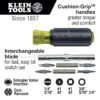 Klein 32527 11-in-1 PH/SL/SQ/SCHRADER Multi-Bit Screwdriver / Nut Driver