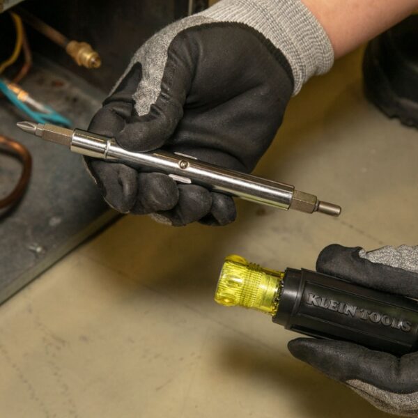Klein 32527 11-in-1 PH/SL/SQ/SCHRADER Multi-Bit Screwdriver / Nut Driver