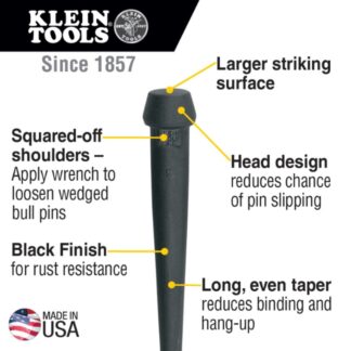 Klein 3255 1-14 Broad Head Bull Pin (1)