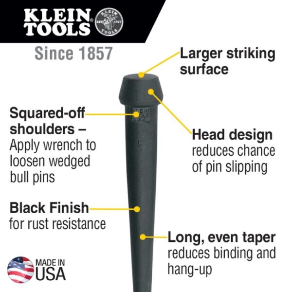 Klein 3255 1-1/4" Broad Head Bull Pin