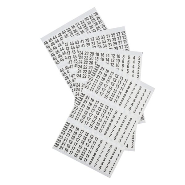 Klein 56250 Wire Marker Book, 1-48