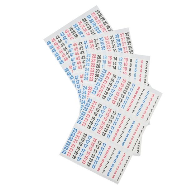 Klein 56251 Wire Marker Book, 120/240V 3-Phase 1-48