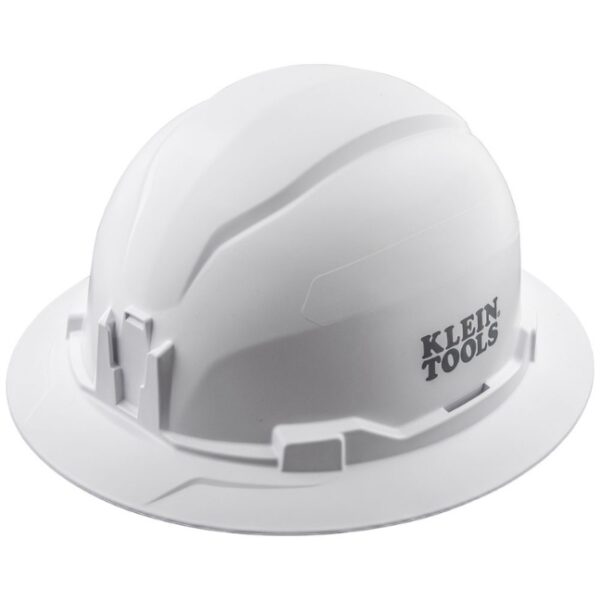 Klein 60400 Non-Vented Class-E Type 1 Full Brim-Style Hard Hat - White