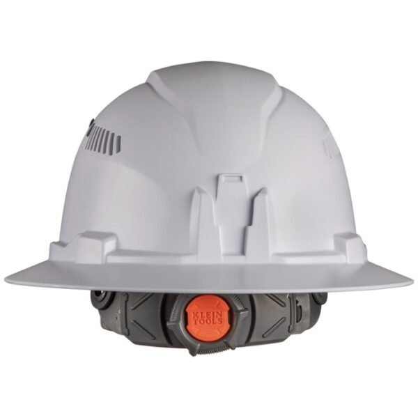 Klein 60401 Vented Class-C Type 1 Full Brim-Style Hard Hat - White