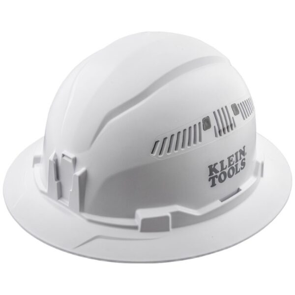 Klein 60401 Non-Vented Class-C Type 1 Full Brim-Style Hard Hat - White