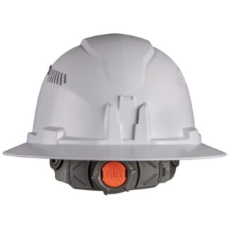 Klein 60407 Vented Class-C Type 1 Full Brim-Style Hard Hat with Headlamp - White (3)