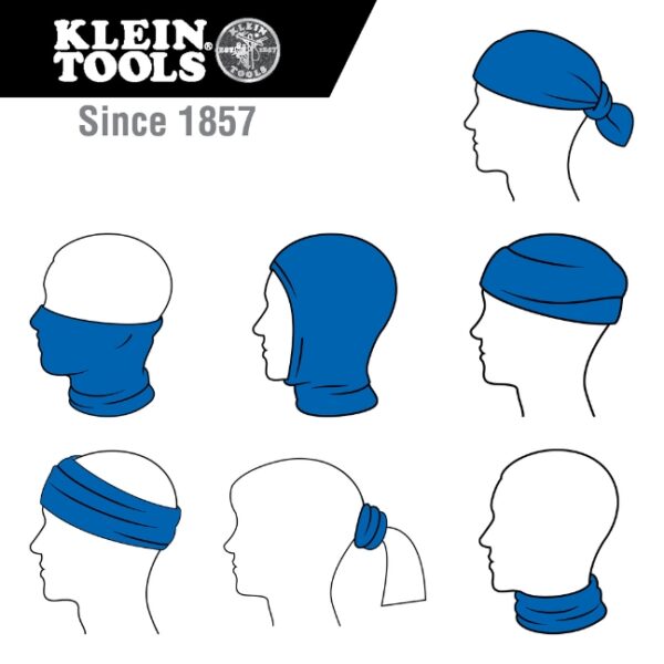 Klein 60439 Blue Neck and Face Cooling Band