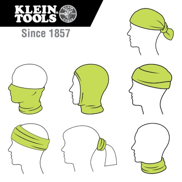 Klein 60465 Hi-Viz Neck and Face Cooling Band