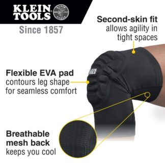 Klein 60492 Lightweight Knee Pad Sleeves - MediumLarge (1)