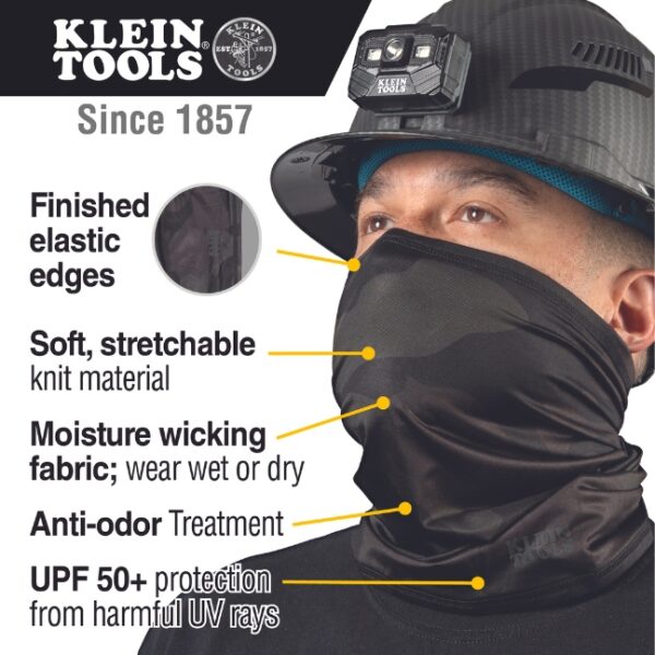 Klein 60493 Camouflage Neck and Face Cooling Band