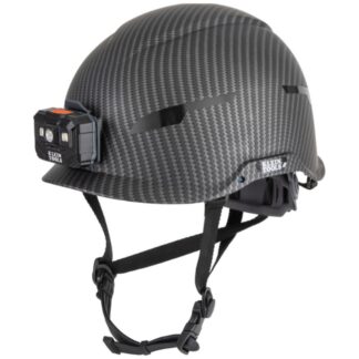Klein 60515 KARBN Non-Vented Class-E Type 1 Hard Hat with Headlamp
