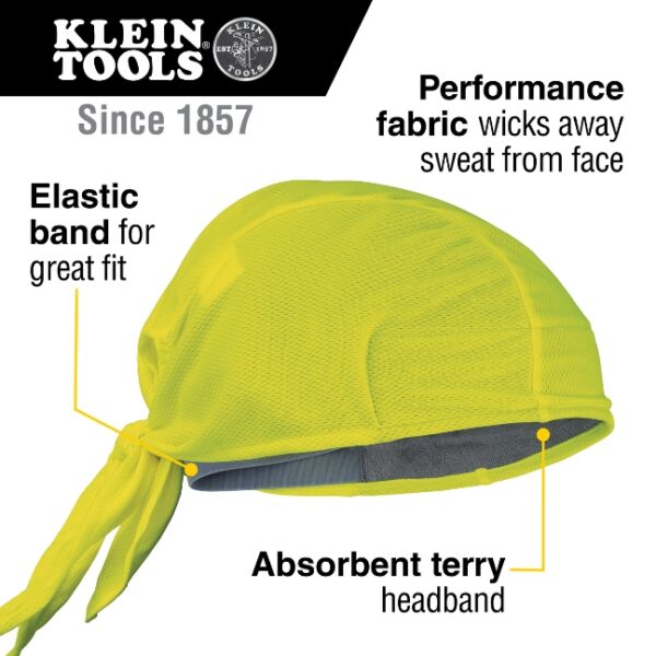 Klein 60546 Hi-Viz Cooling Do-Rag 2-Pack