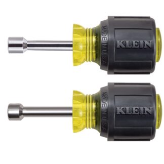 Klein 610M 1-1/2" Shaft Magnetic Stubby Nut Driver Set 2-Piece
