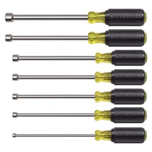 Klein 647M 6" Shaft Magnetic Nut Driver Set 7-Piece