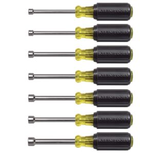 Klein 65160 3" Shaft Metric Nut Driver Set 7-Piece