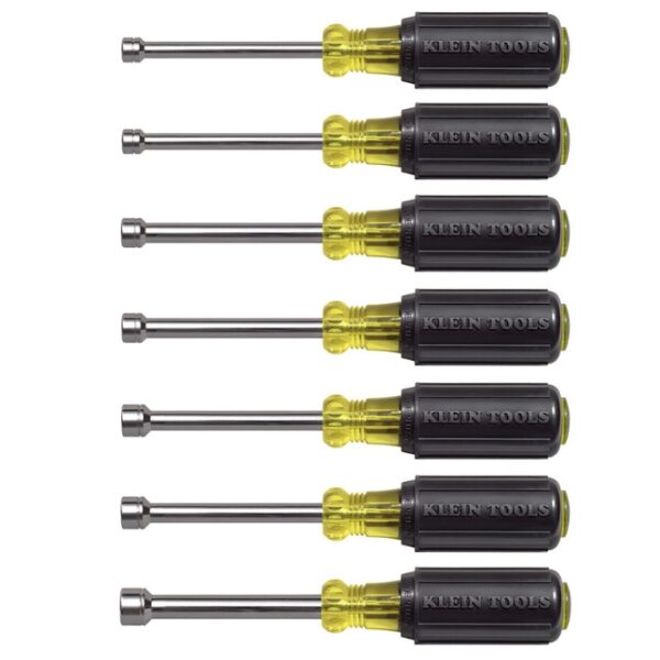 Klein 65160 3" Shaft Metric Nut Driver Set 7-Piece