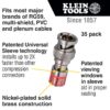 Klein VDV813-619 Universal BNC Compression Connectors RG59 35-Pack (1) Klein VDV813-619 Universal BNC Compression Connectors RG59 35-Pack