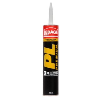 LePage 1403221 PL PREMIUM Premium Polyurethane Construction Adhesive - 295 ml