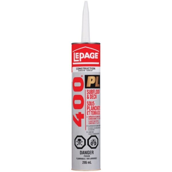 LePage 1654126 PL 400 Sub-Floor and Deck Adhesive - 295ml