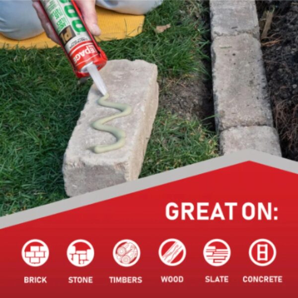 LePage 1654127 PL 600 Landscape Block and Stone Adhesive - 295ml