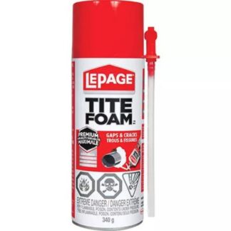 LePage 2838724 TITEFOAM Gaps and Cracks Insulating Foam Sealant - White