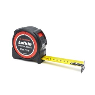 Lufkin L1035CME-02 CONTROL SERIES 1-3/16" x 10m/33ft Yellow Clad Tape Measure