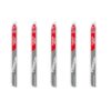 Milwaukee 48-00-5553 TORCH 12" x 10TPI SAWZALL Blade with Carbide Teeth for Medium Metal 5-Pack