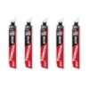Milwaukee 48-00-6551 TORCH 6" x 10TPI SAWZALL Blade with NITRUS CARBIDE Teeth for Medium Metal 5-Pack