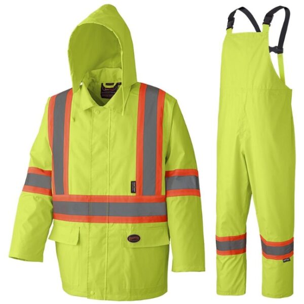 Pioneer Hi-Viz 210D Oxford Polyester/PVC Waterproof Suit