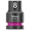 Wera 005500 8790 B IMPAKTOR 38 Drive x 8.0 mm 6-Point Metric Impact Socket Wera 005500 8790 B IMPAKTOR 3/8" Drive x 8.0 mm 6-Point Metric Impact Socket