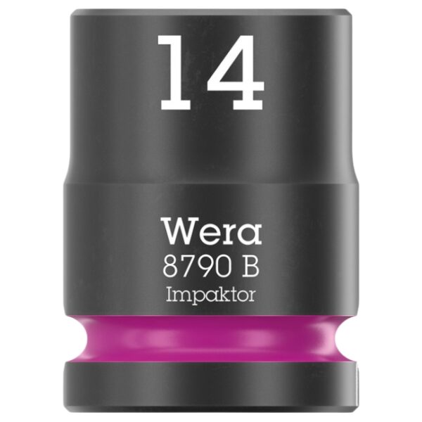 Wera 005505 8790 B IMPAKTOR  3/8" Drive x 14.0 mm 6-Point Metric Impact Socket