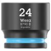 Wera 005513 8790 B IMPAKTOR 38 Drive x 24.0mm 6-Point Metric Impact Socket Wera 005513 8790 B IMPAKTOR 3/8" Drive x 24.0mm 6-Point Metric Impact Socket