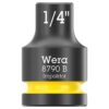 Wera 005514 8790 B IMPAKTOR 38 Drive x 14 6-Point SAE Impact Socket Wera 005514 8790 B IMPAKTOR 3/8" Drive x 1/4" 6-Point SAE Impact Socket