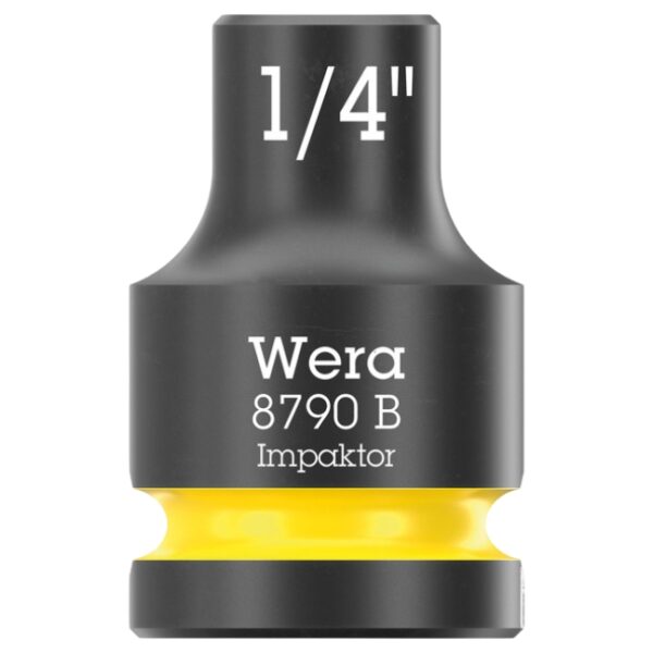 Wera 005514 8790 B IMPAKTOR 38 Drive x 14 6-Point SAE Impact Socket Wera 005514 8790 B IMPAKTOR 3/8" Drive x 1/4" 6-Point SAE Impact Socket