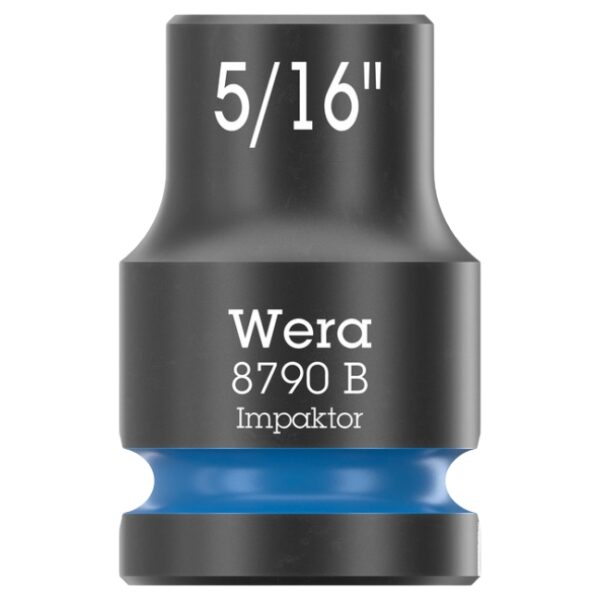 Wera 005515 8790 B IMPAKTOR 38 Drive x 516 6-Point SAE Impact Socket Wera 005515 8790 B IMPAKTOR 3/8" Drive x 5/16" 6-Point SAE Impact Socket
